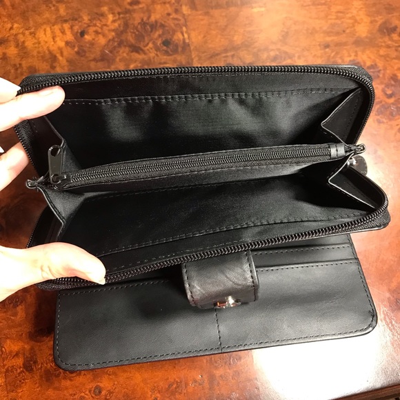 Giani Bernini black hobo with wallet - Picture 6 of 6